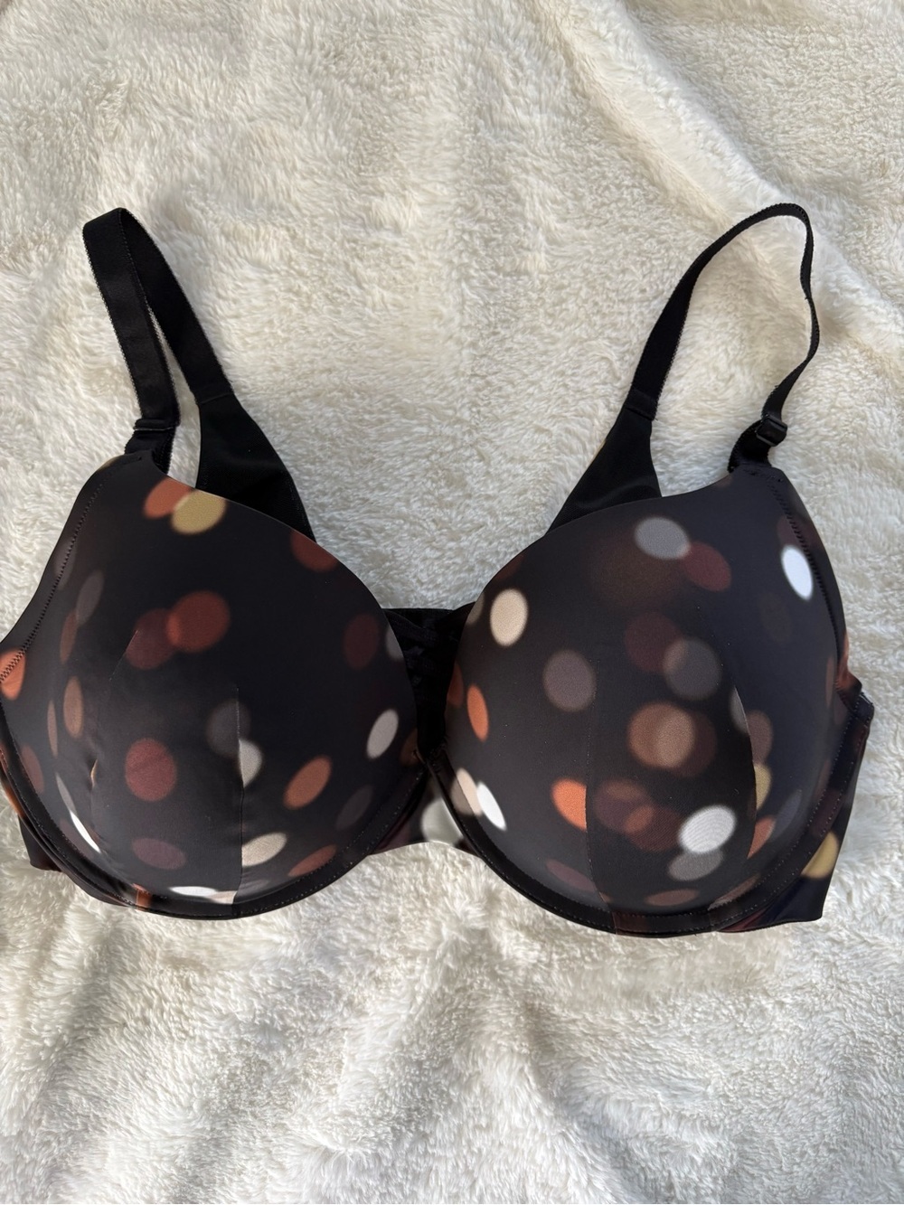 Torrid Women’s Black Bokeh Print Underwire Bra, Sz: 40 DDD